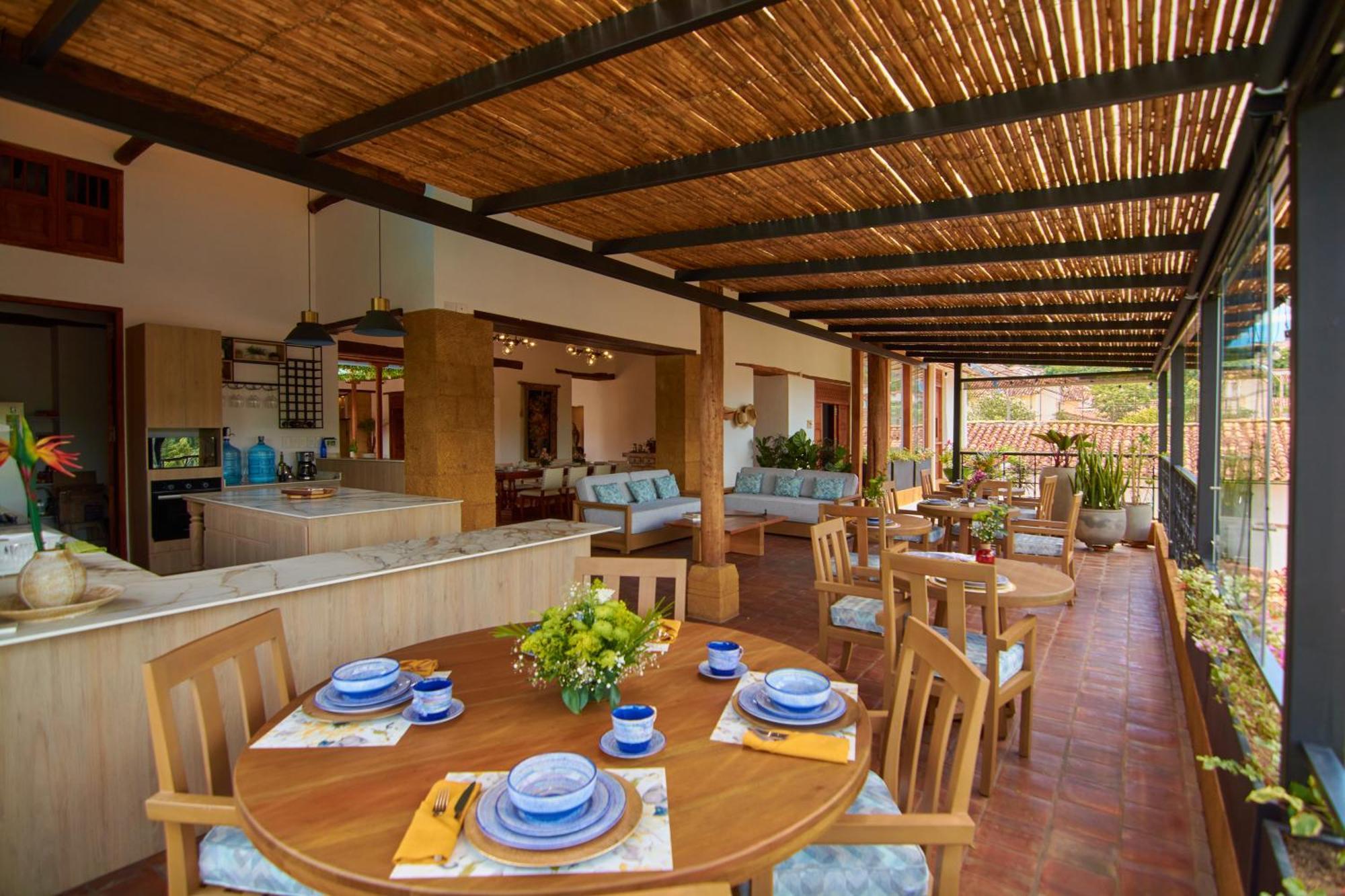 Santa Sofia Casa Boutique Hotell Barichara Exteriör bild