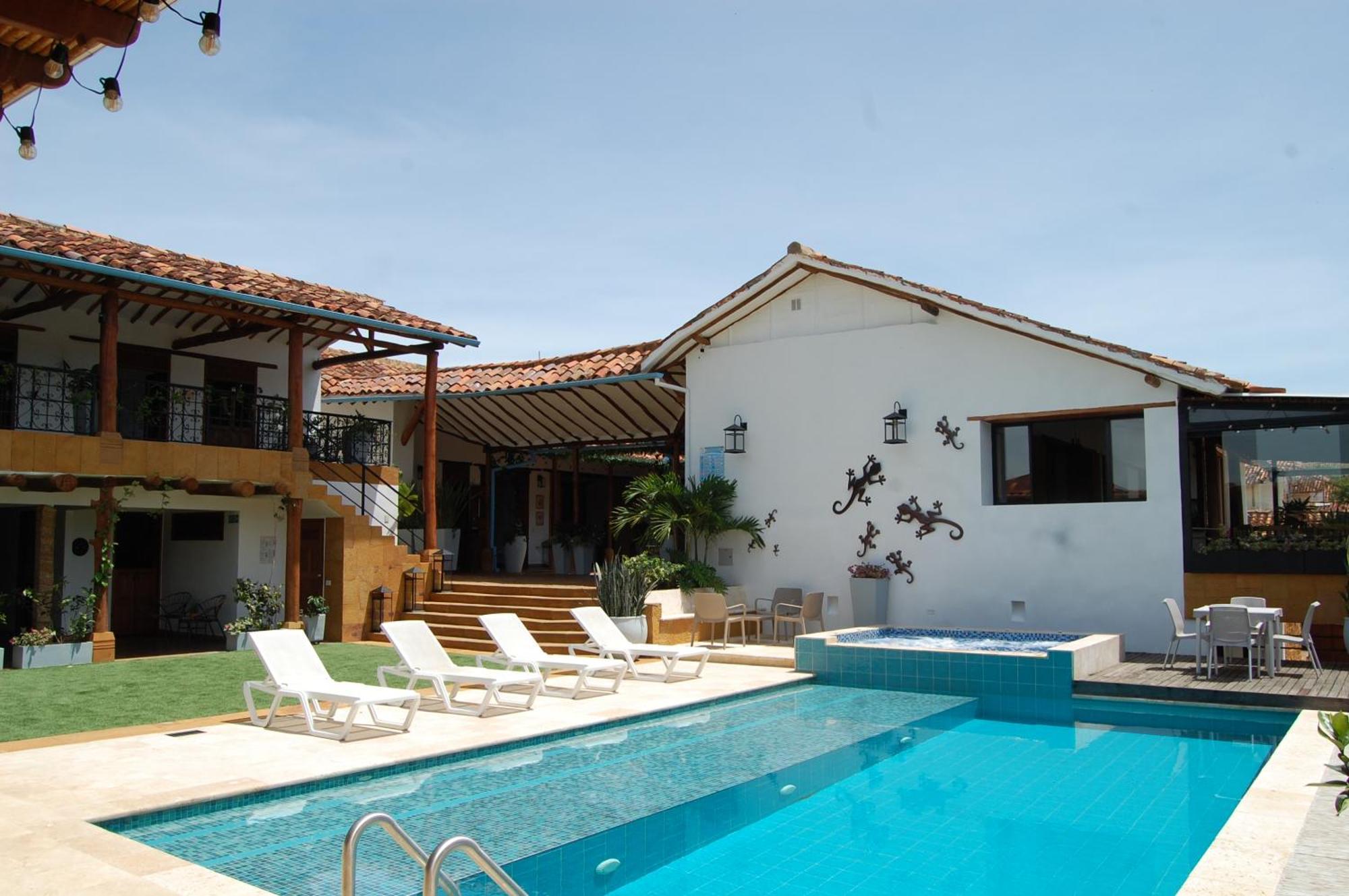 Santa Sofia Casa Boutique Hotell Barichara Exteriör bild