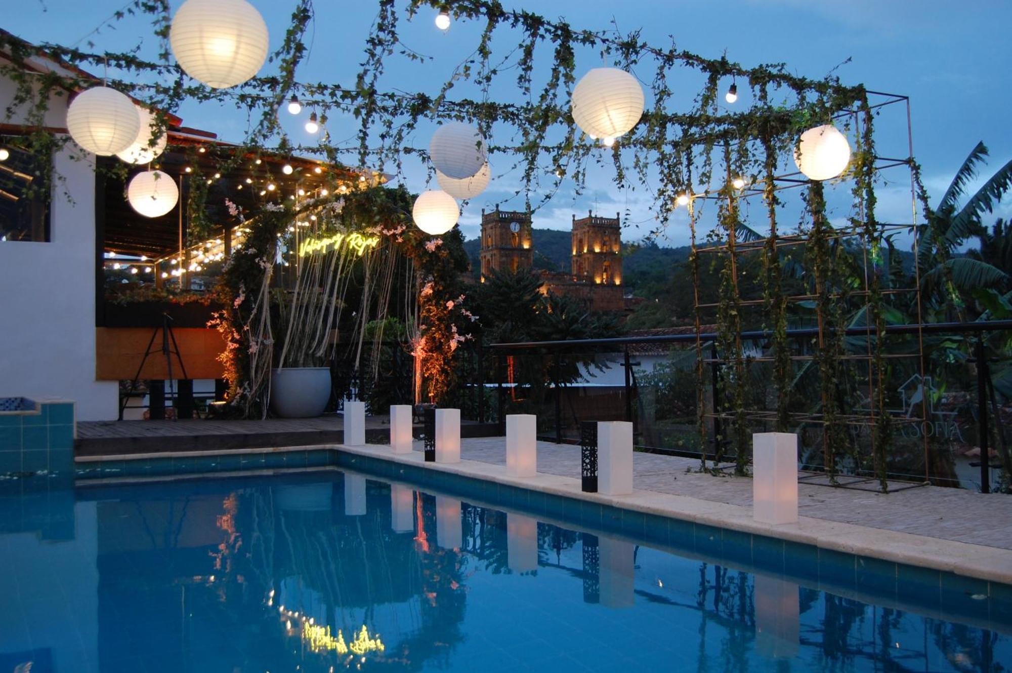 Santa Sofia Casa Boutique Hotell Barichara Exteriör bild