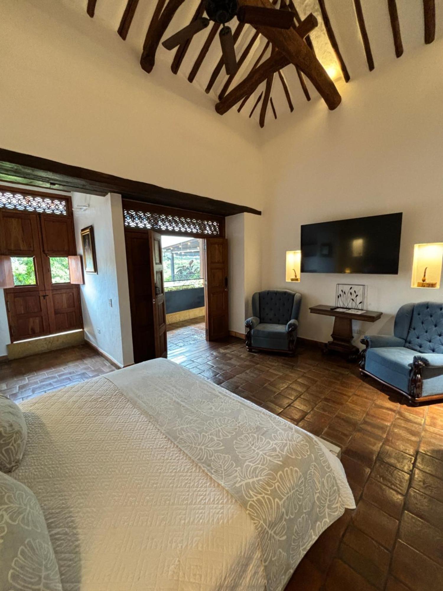 Santa Sofia Casa Boutique Hotell Barichara Exteriör bild